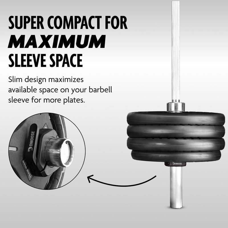 Olympic Barbell Clamps – Magnetic Grip, Advanced Locking, 2-Inch